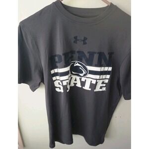 Penn State Under‎ Armour T Shirt Sm Gray Short Sleeve Unisex